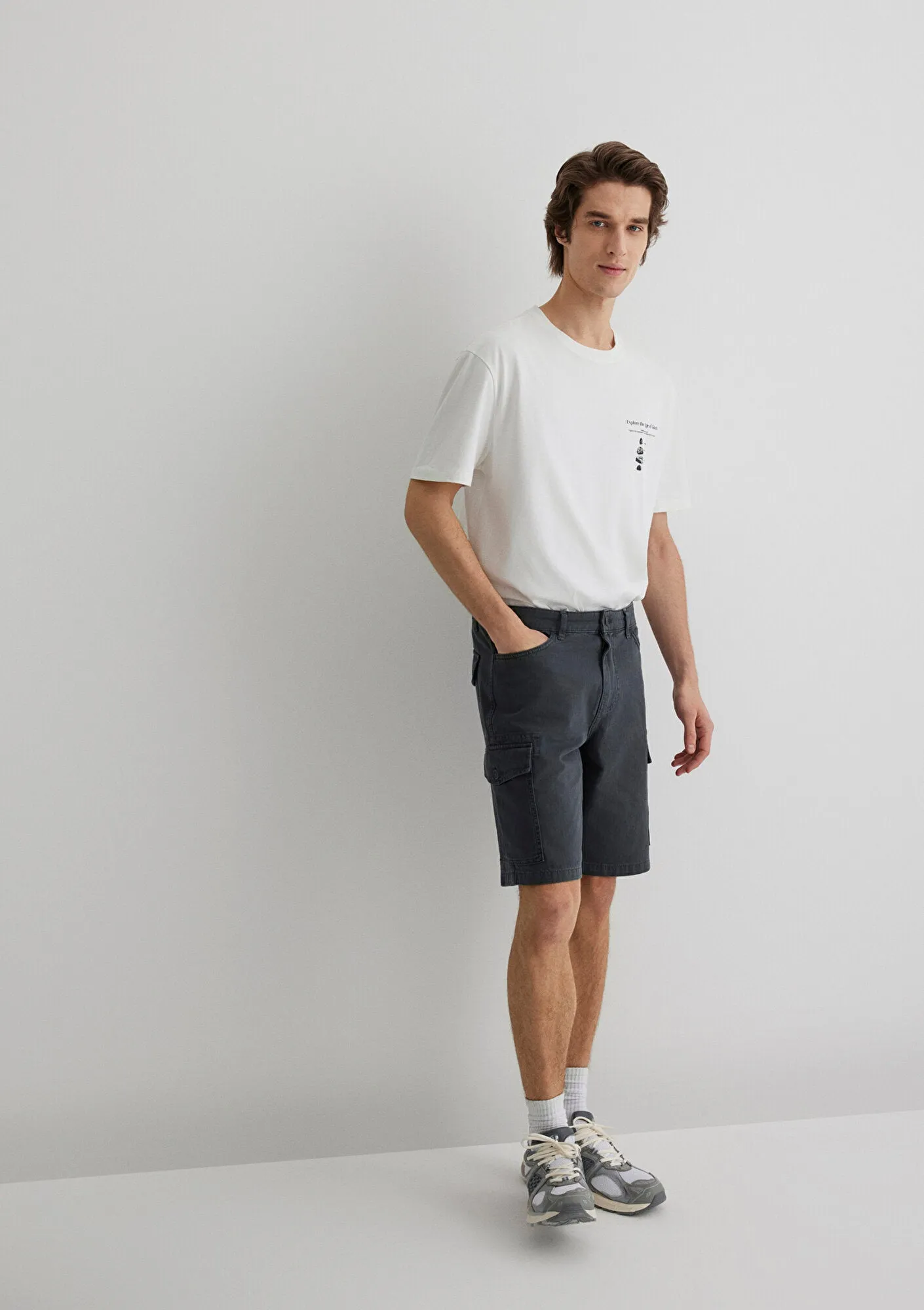 Navy Cargo Shorts