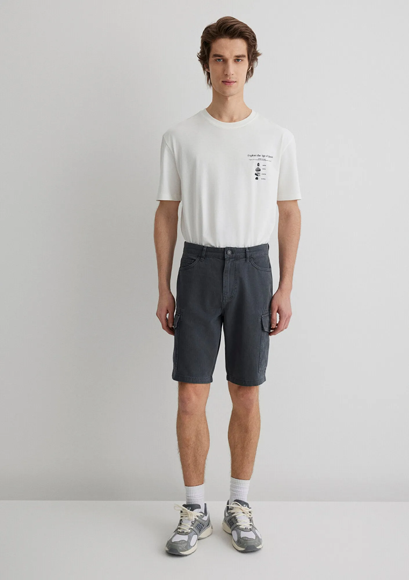 Navy Cargo Shorts