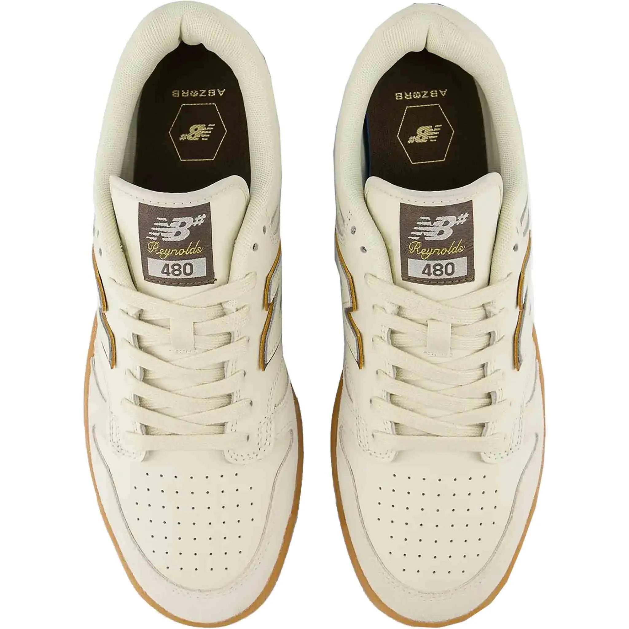 New Balance Numeric 480 Reynolds White Brown