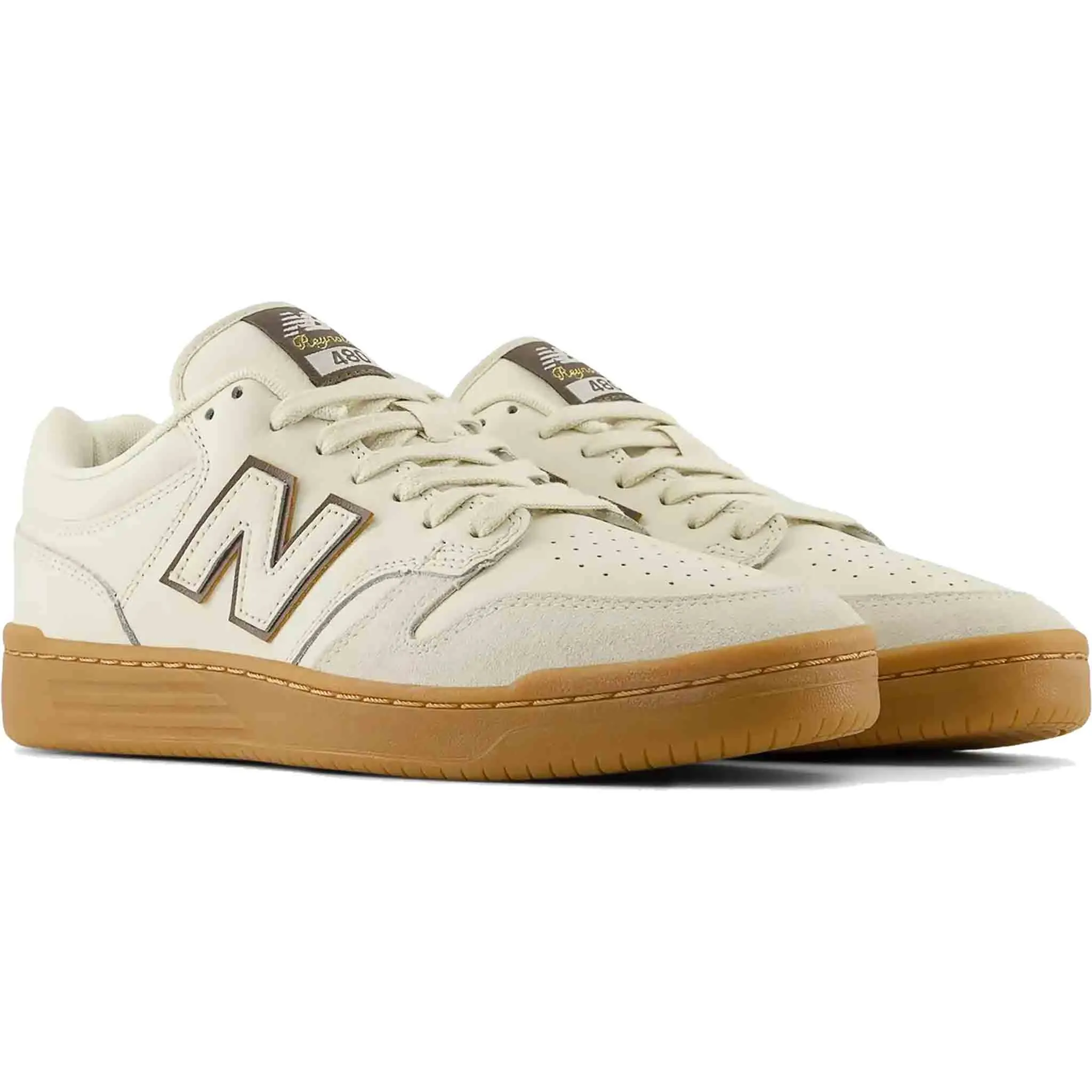 New Balance Numeric 480 Reynolds White Brown