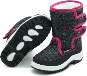 New Kids Winter Snow Boots Warm Waterproof Anti-Slip Anti-Collision Hight-Cut for Outdoor Skiing(Toddler/Little Kid) Sz 11.5 (approx 5-6 Years)