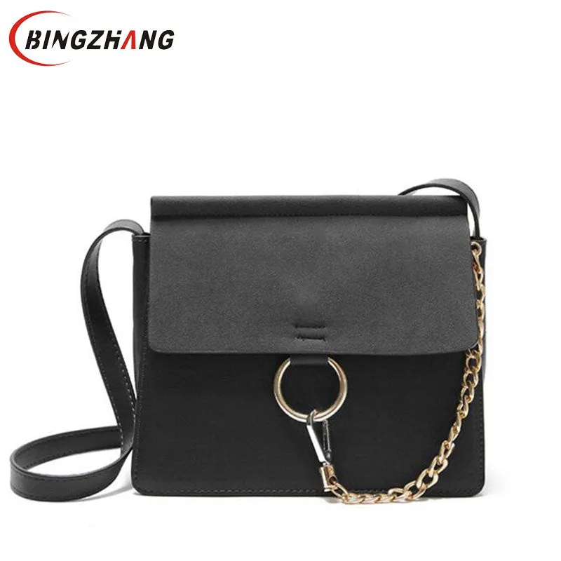 New Style famous brand Minimalist Crossbody Bag women Shoulderbag messenger diamond Chain Puzzle Ring bags for women L8-25
