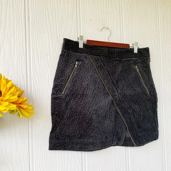 NEW UO Joan Asymmetrical Mini Skirt