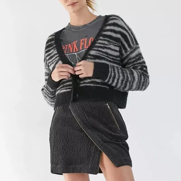NEW UO Joan Asymmetrical Mini Skirt