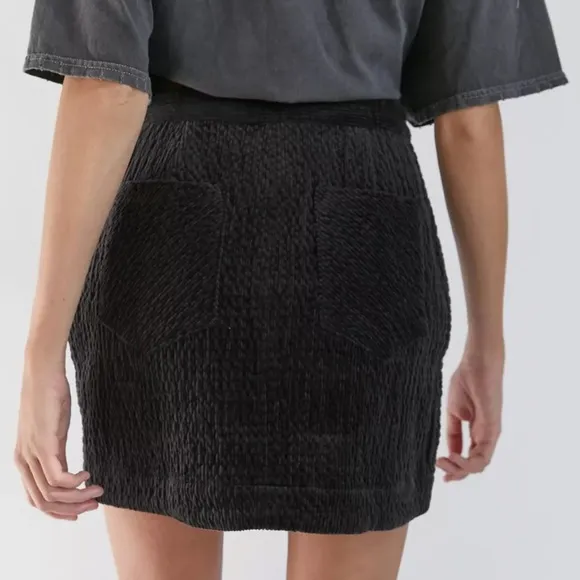 NEW UO Joan Asymmetrical Mini Skirt