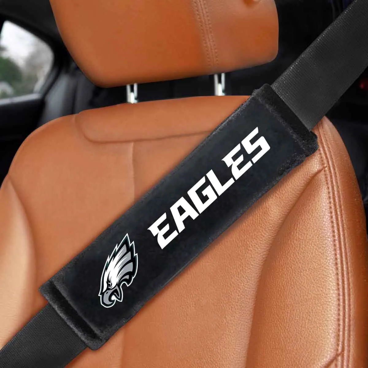 NFL - Philadelphia Eagles Embroidered Seatbelt Pad - Pair