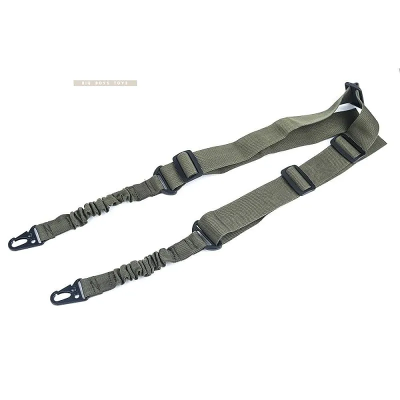 nHelmet Airsoft Double Point Adjustable Gun Sling with Olecranon Buckle