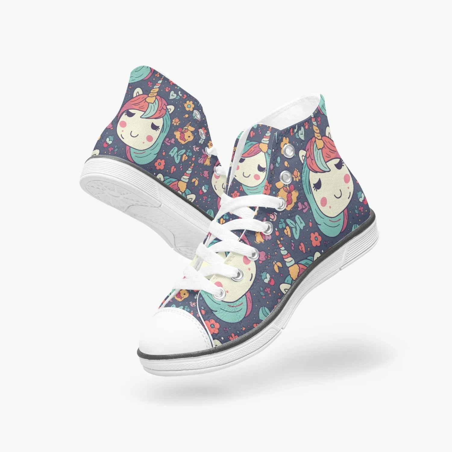 niche era Girl's High-Top Canvas Shoes