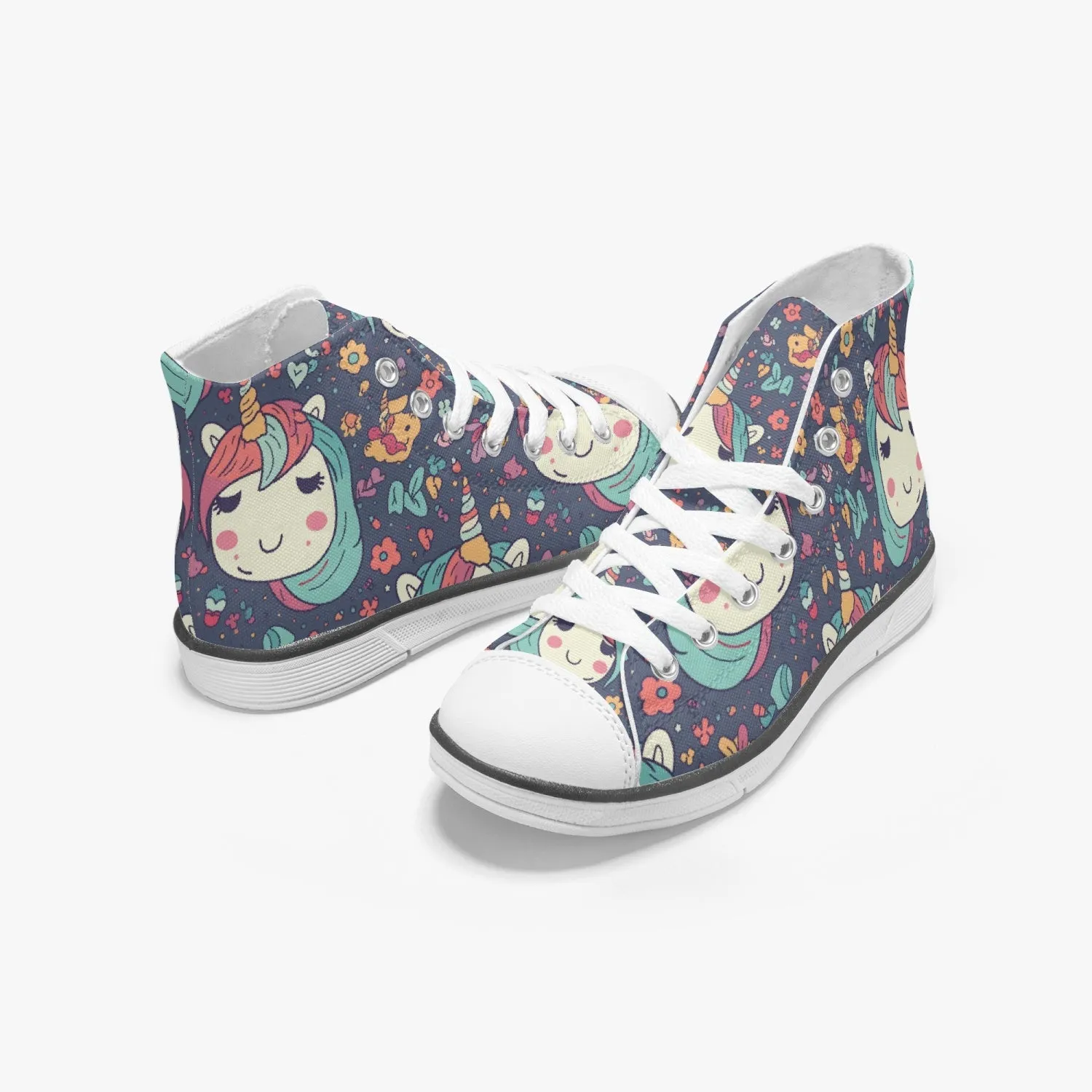 niche era Girl's High-Top Canvas Shoes