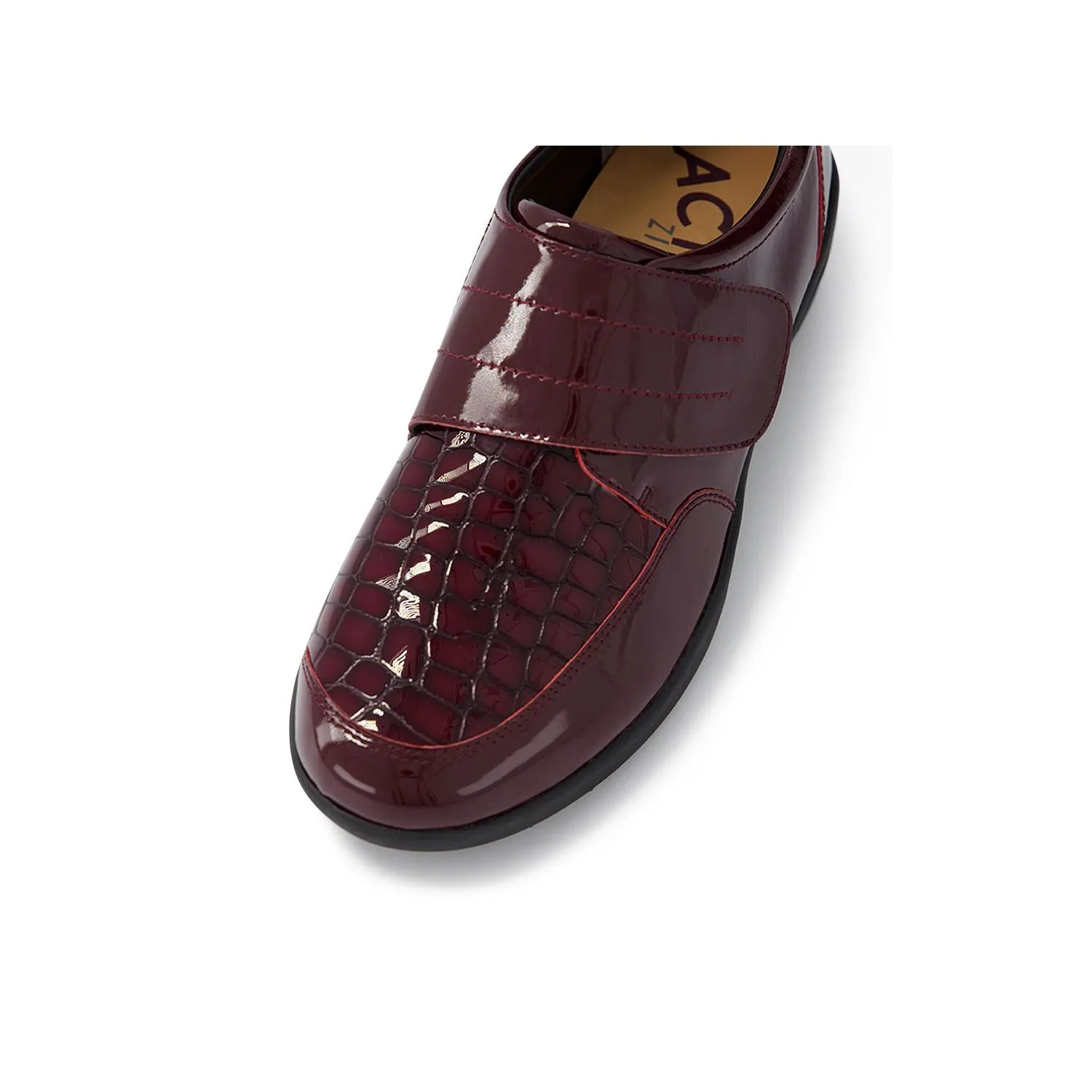 NIDAL W - BURGUNDY-SHIRAZ MULTI LEATHER