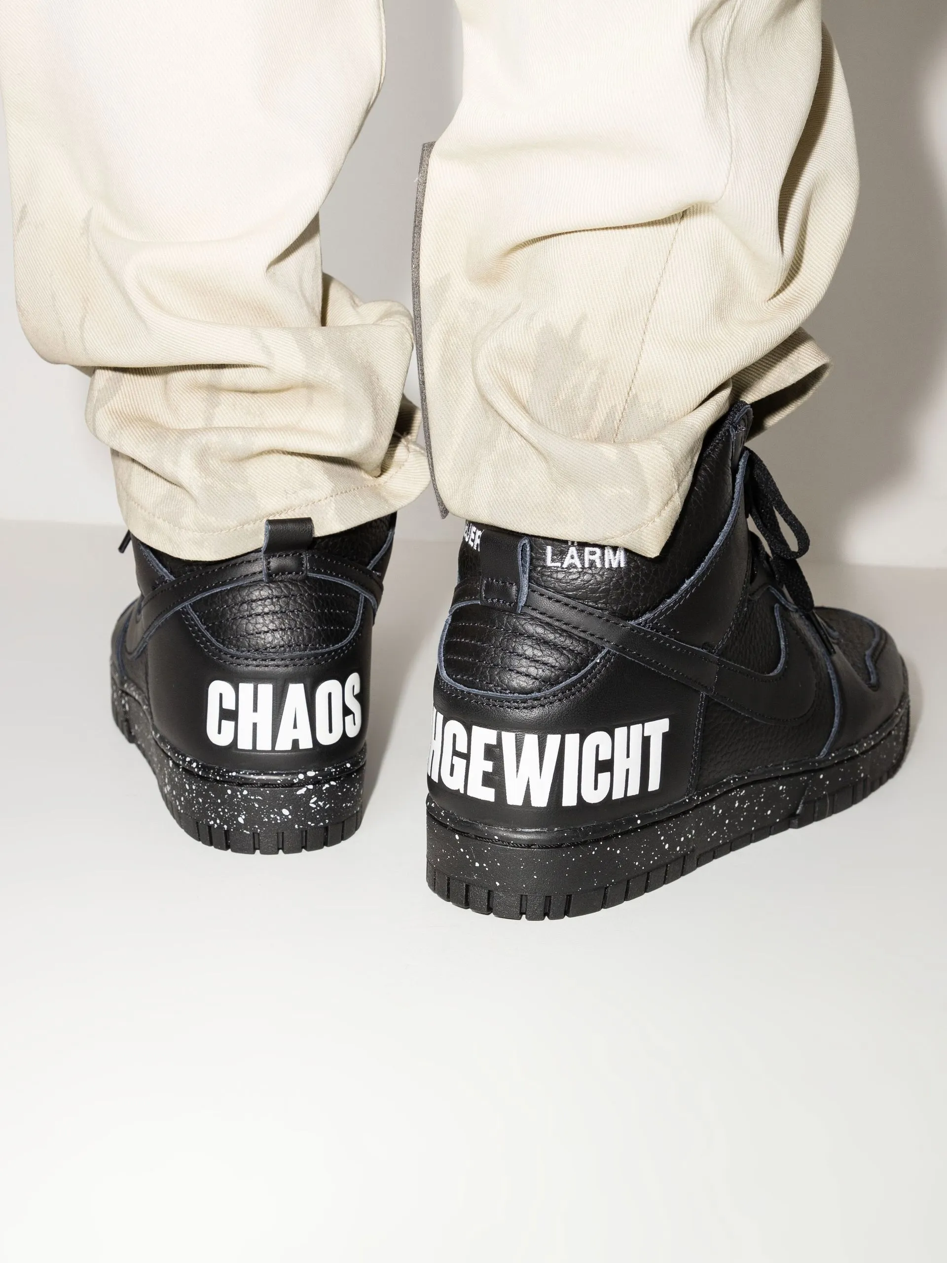 Nike Black Dunk High 1985 Leather Sneakers