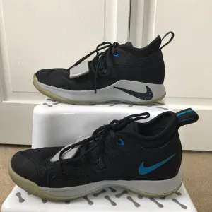 NIKE Black Photo Blue Youth Sneakers