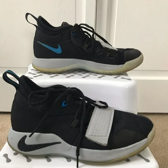 NIKE Black Photo Blue Youth Sneakers