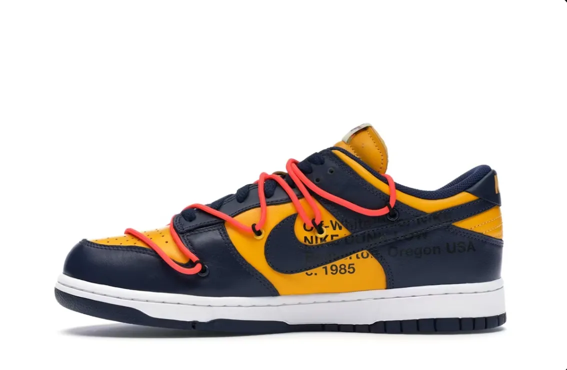 Nike Dunk Low Off-White University Gold