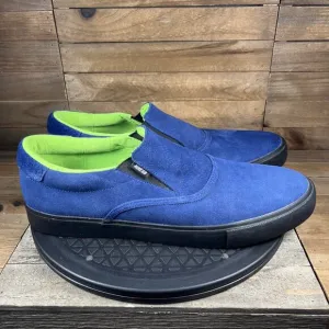 Nike Mens Size 12 SB Zoom Verona Slip Leo Blue Neon Green Casual Skate Sneakers