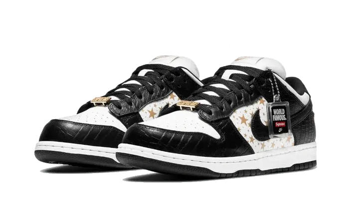 Nike SB Dunk Low Supreme Stars Black