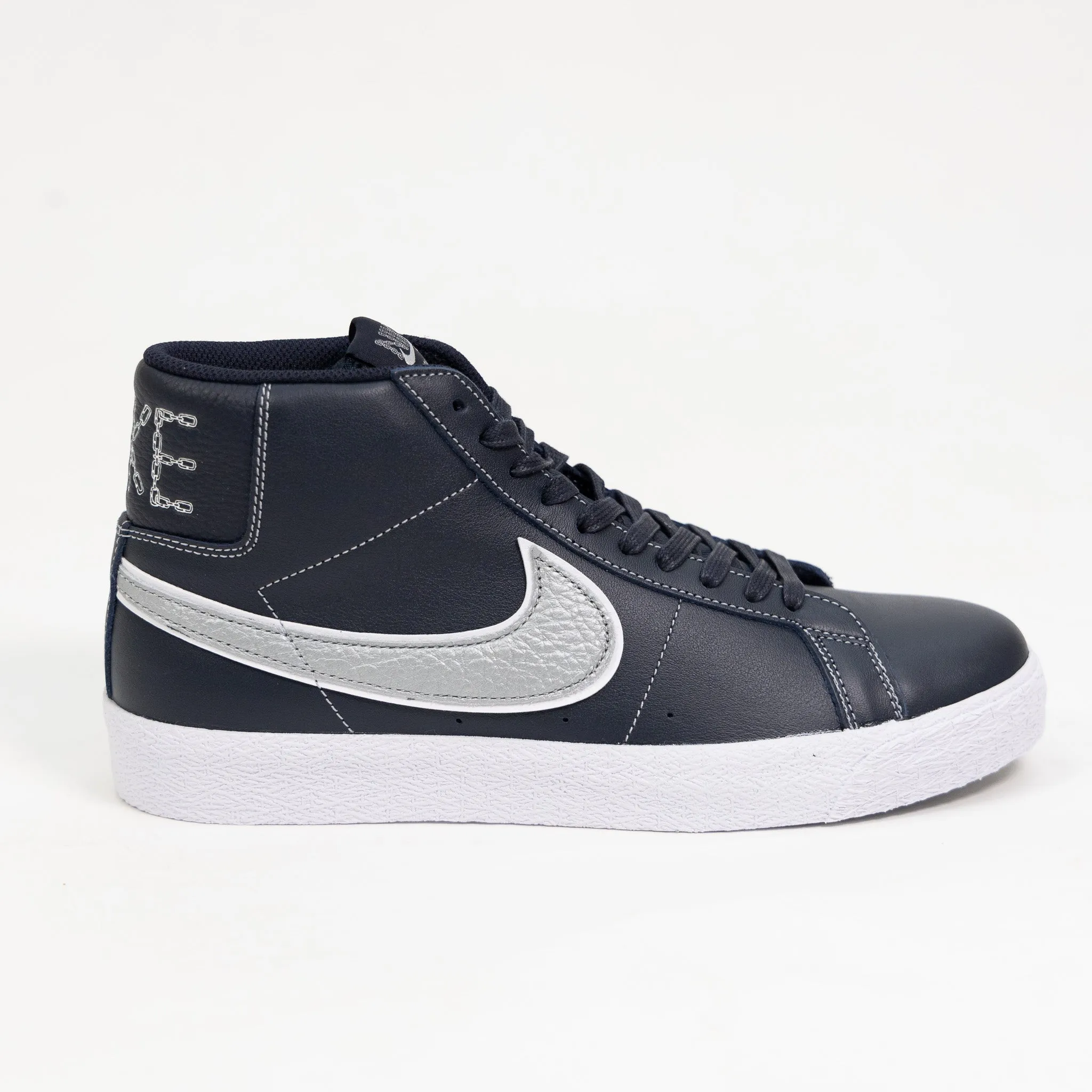 Nike SB Zoom Blazer Mid X Mason Silva - BLACKENED BLUE/WOLF GREY-BLACKENED BLUE