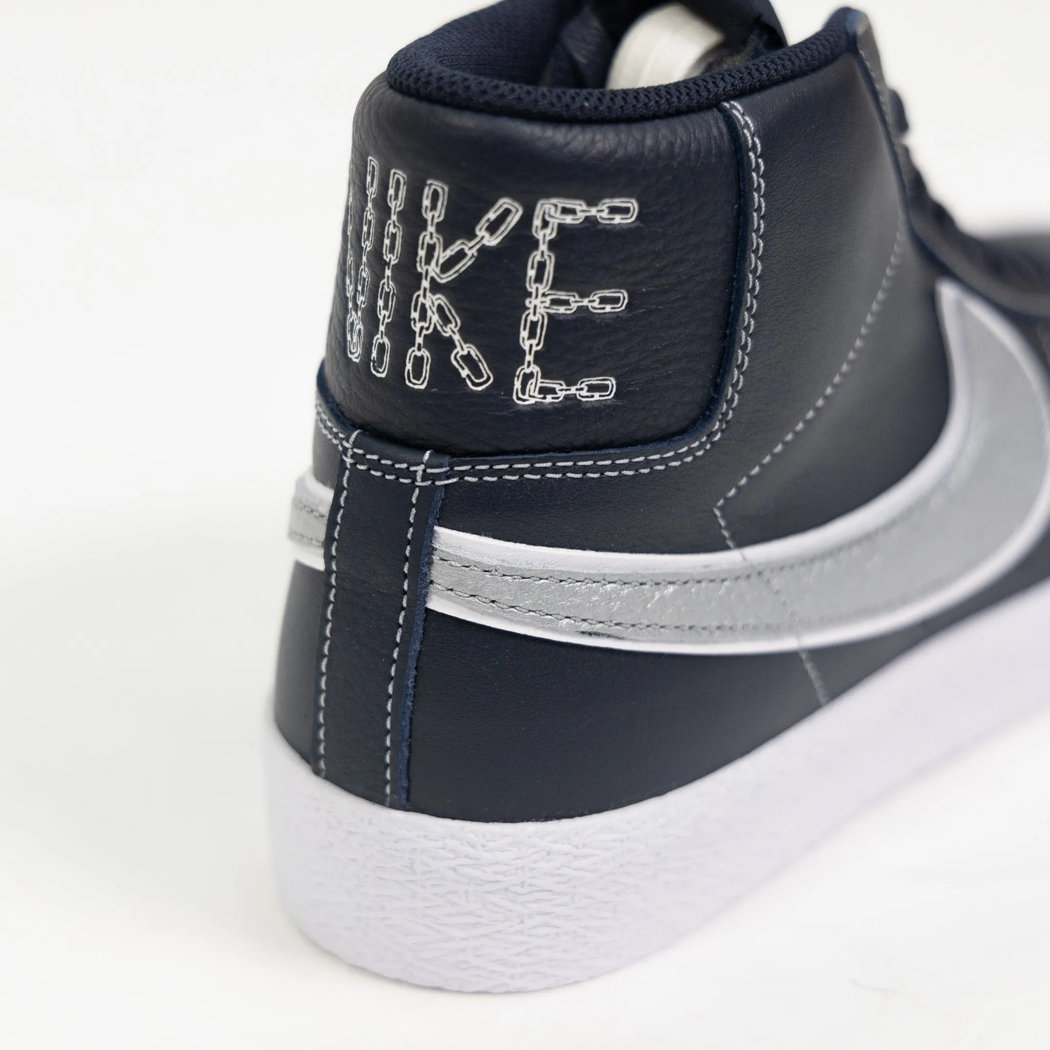 Nike SB Zoom Blazer Mid X Mason Silva - BLACKENED BLUE/WOLF GREY-BLACKENED BLUE