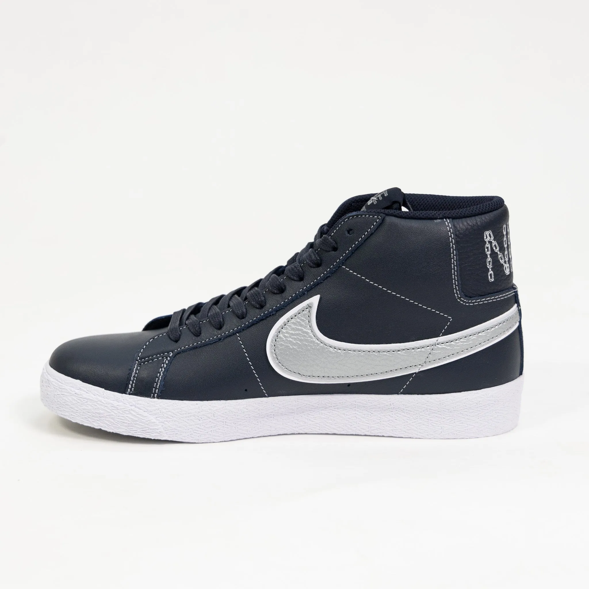 Nike SB Zoom Blazer Mid X Mason Silva - BLACKENED BLUE/WOLF GREY-BLACKENED BLUE