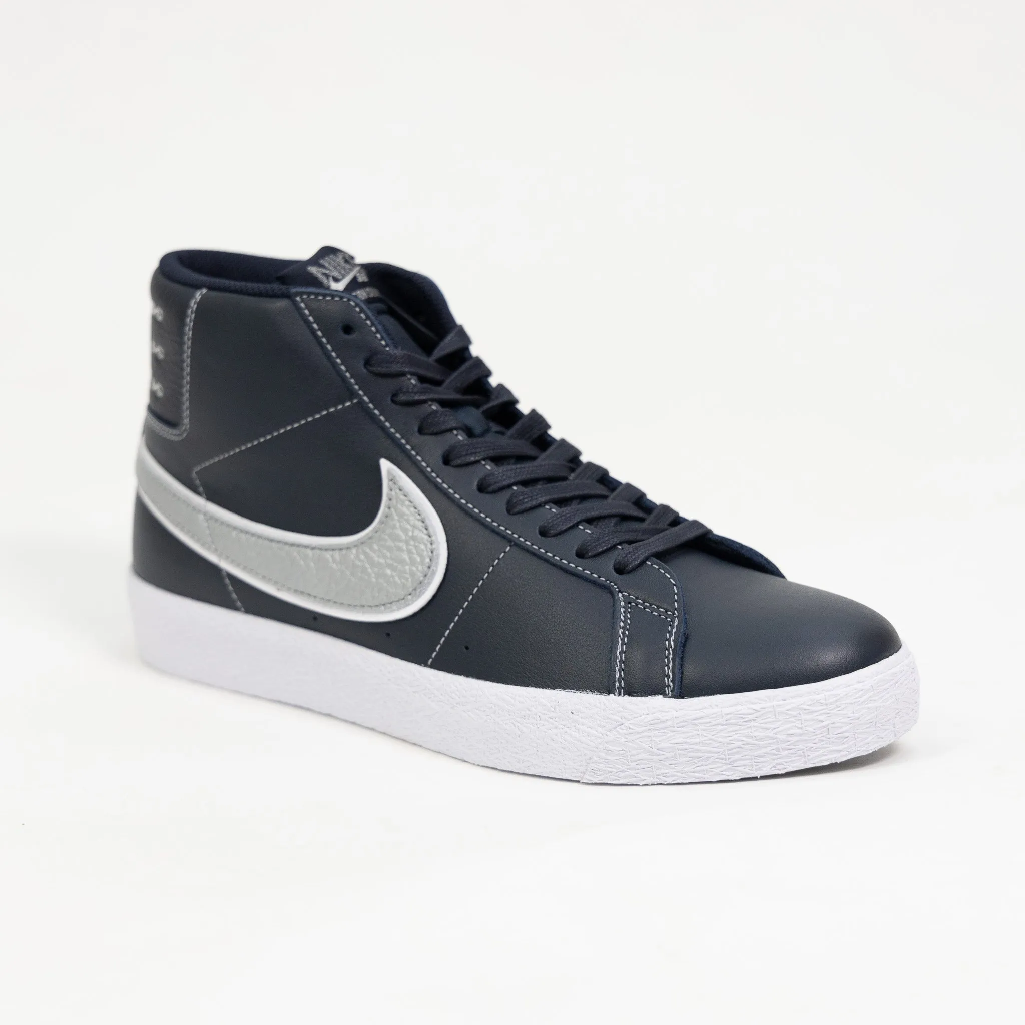 Nike SB Zoom Blazer Mid X Mason Silva - BLACKENED BLUE/WOLF GREY-BLACKENED BLUE