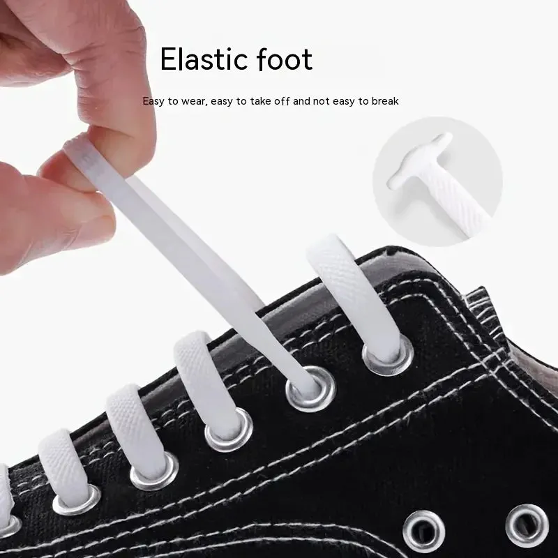 No-Tie FlexiShoelaces 16pcs for Sneakers & Sports