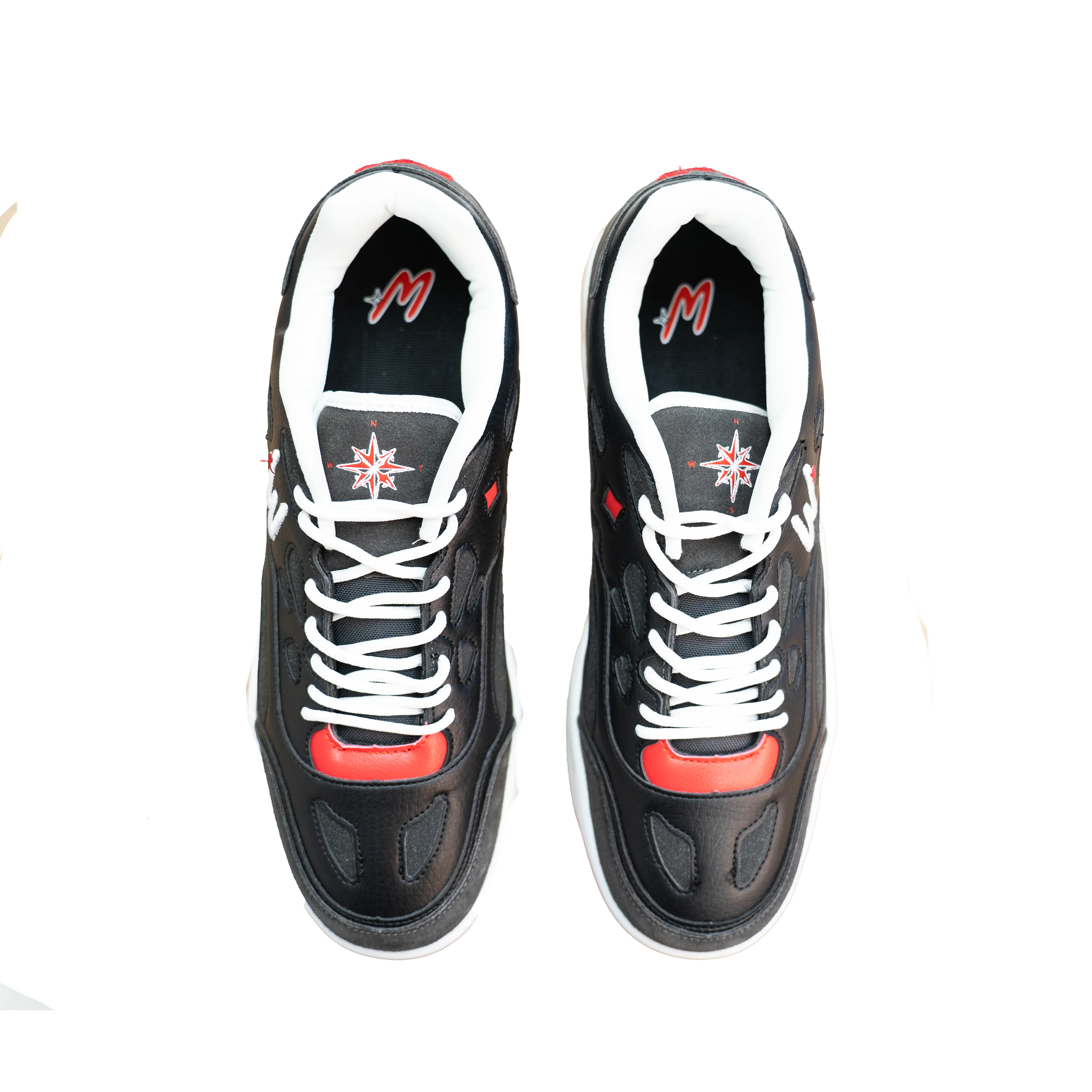 NORTH STAR SNEAKERS (BRED)