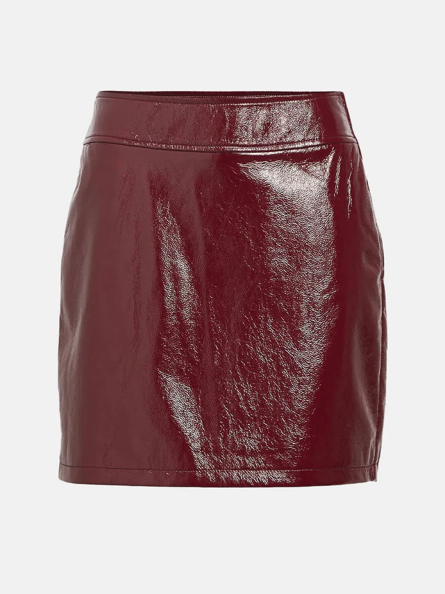 OBJTexas Coated Mini Skirt