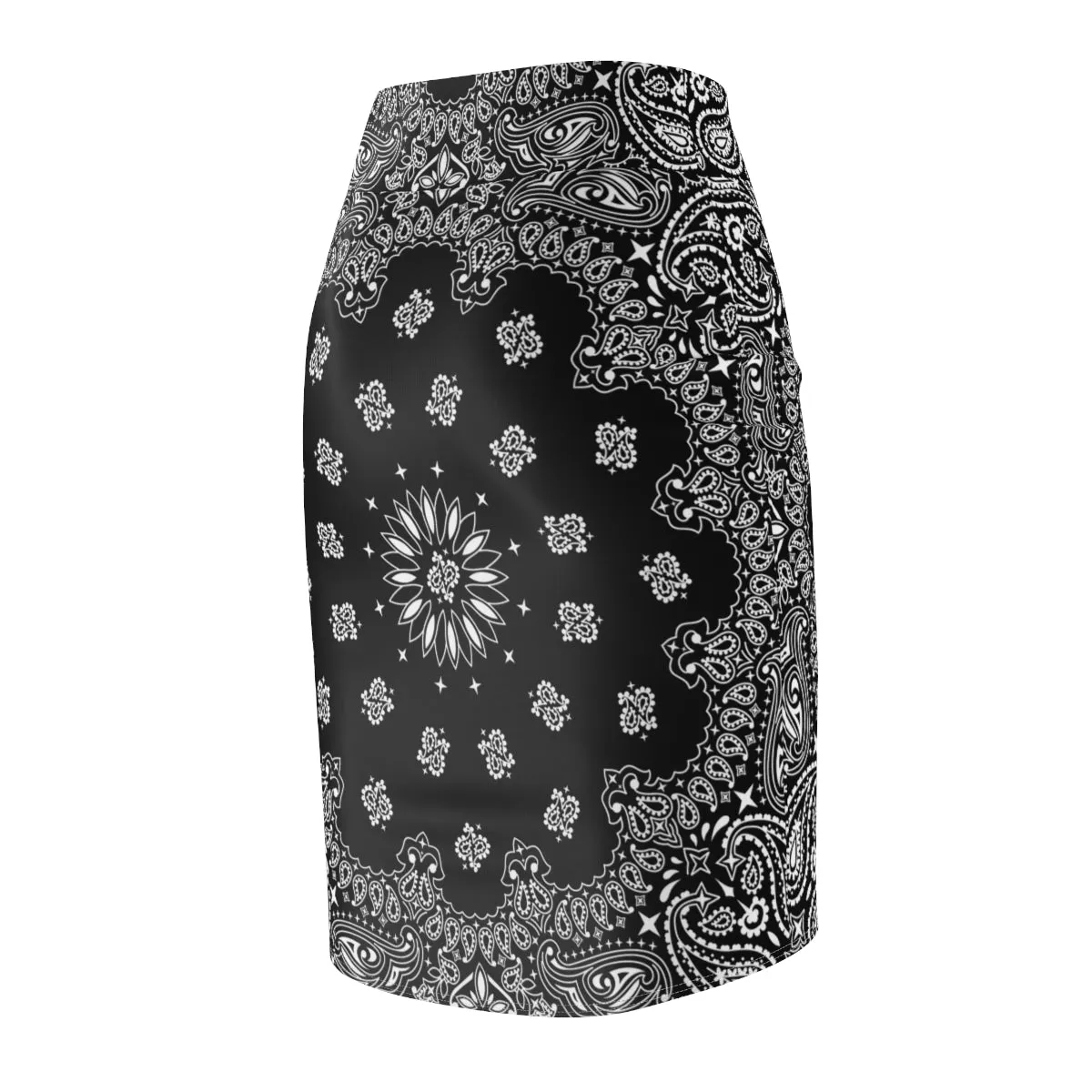 OG Black Bandana Women's Pencil Skirt