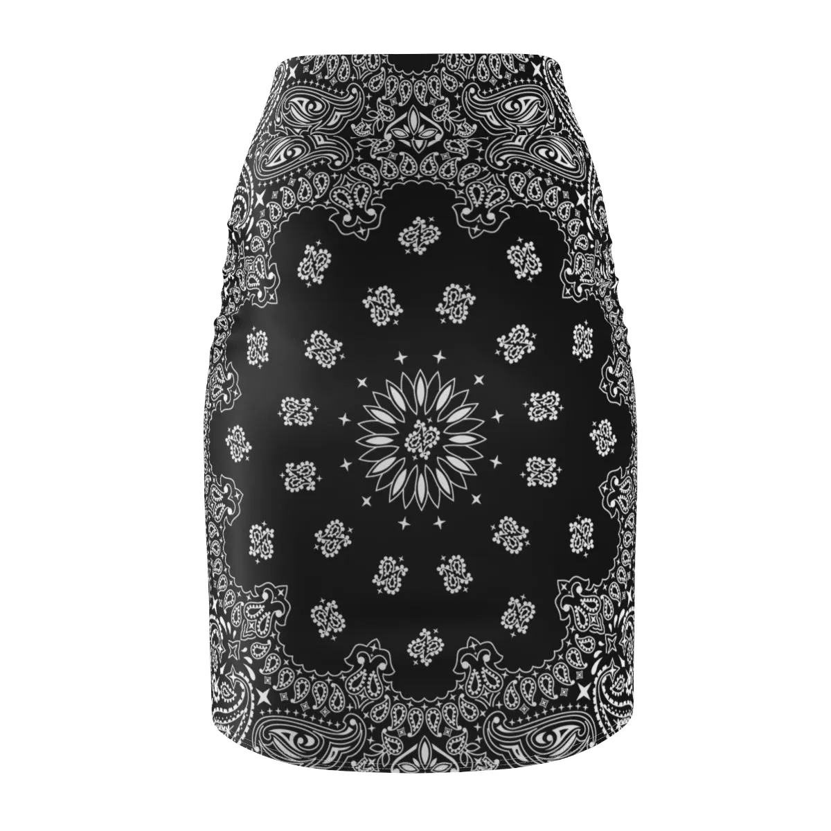 OG Black Bandana Women's Pencil Skirt