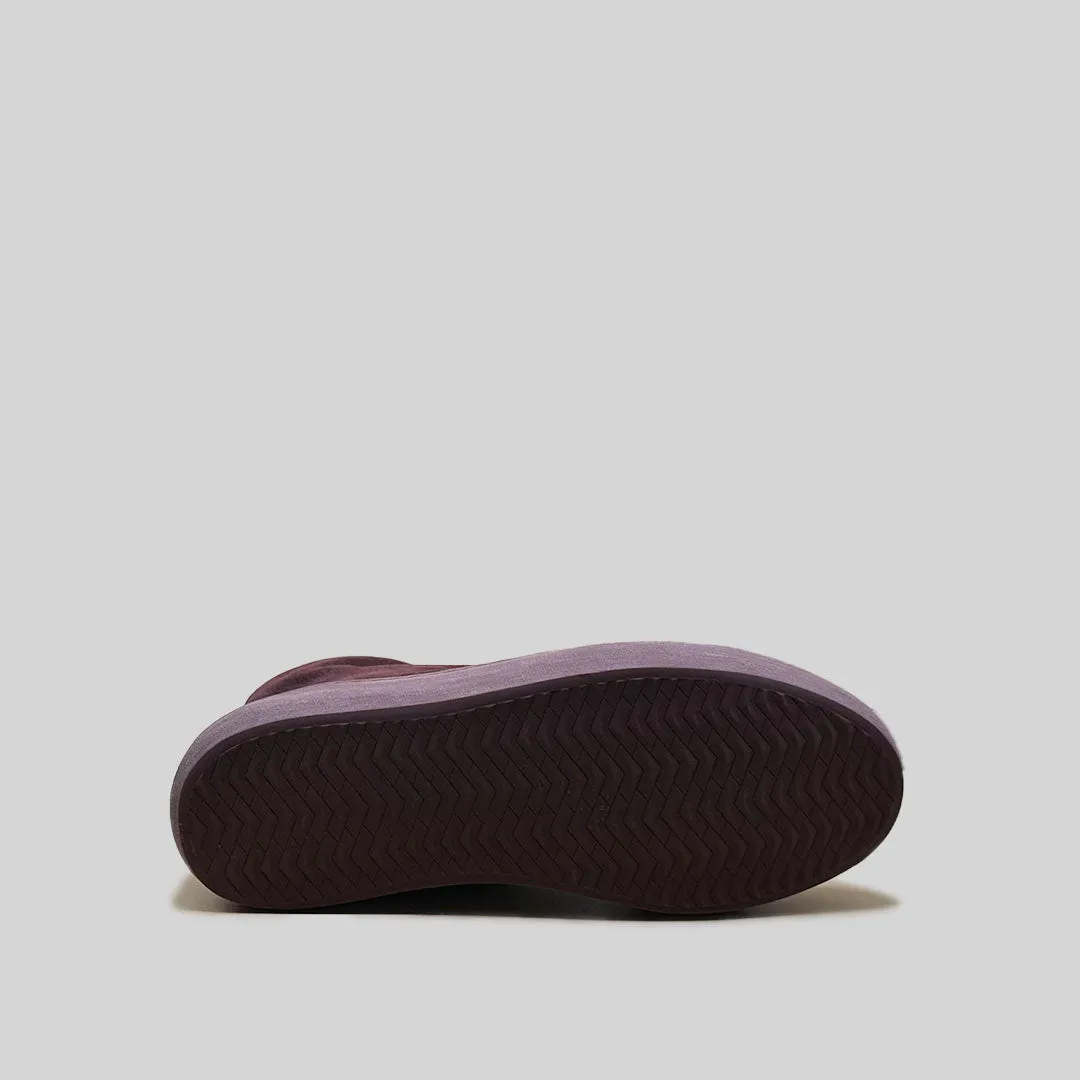 OLLIE waxed suede OXBLOOD/OXBLOOD