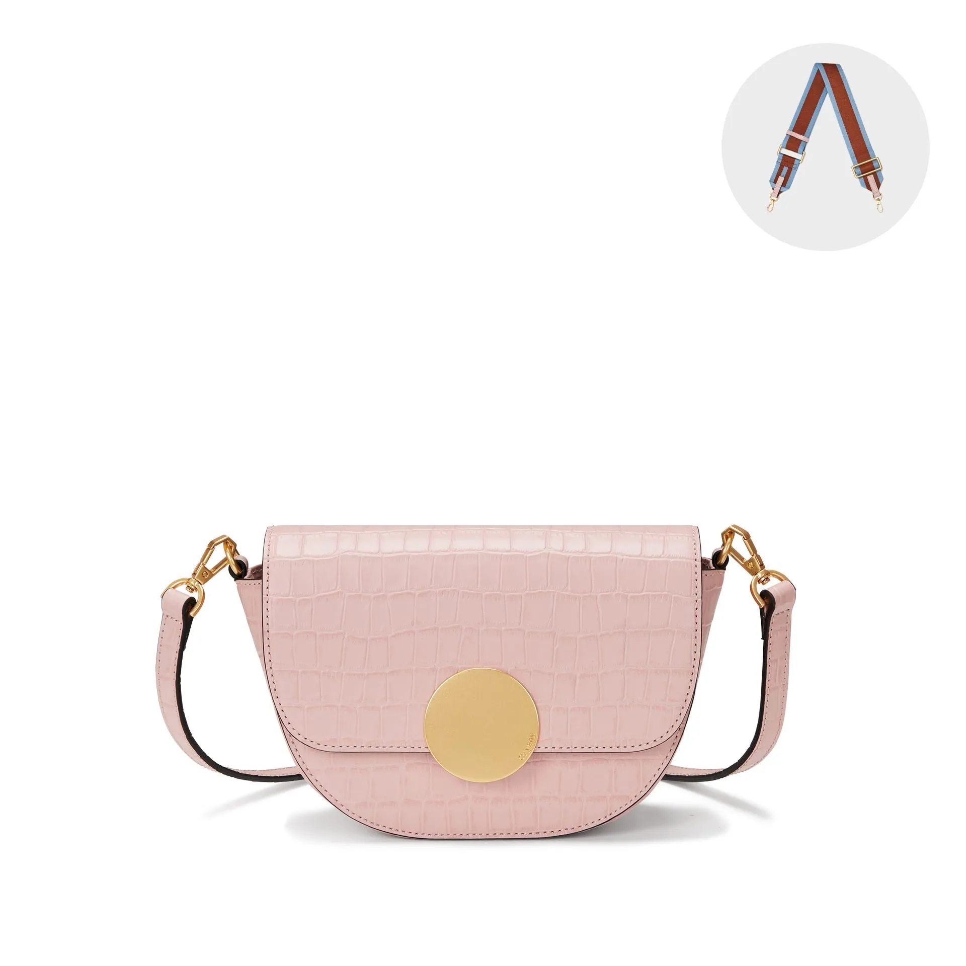 Oryany Lottie Croco Crossbody - Small Crossbody