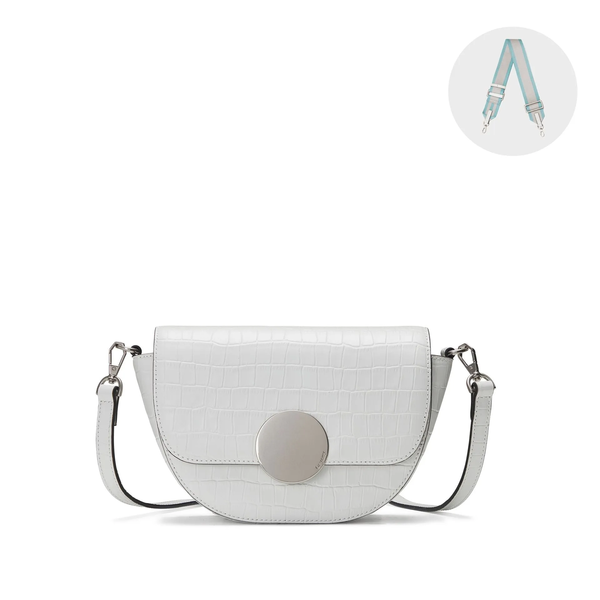 Oryany Lottie Croco Crossbody - Small Crossbody