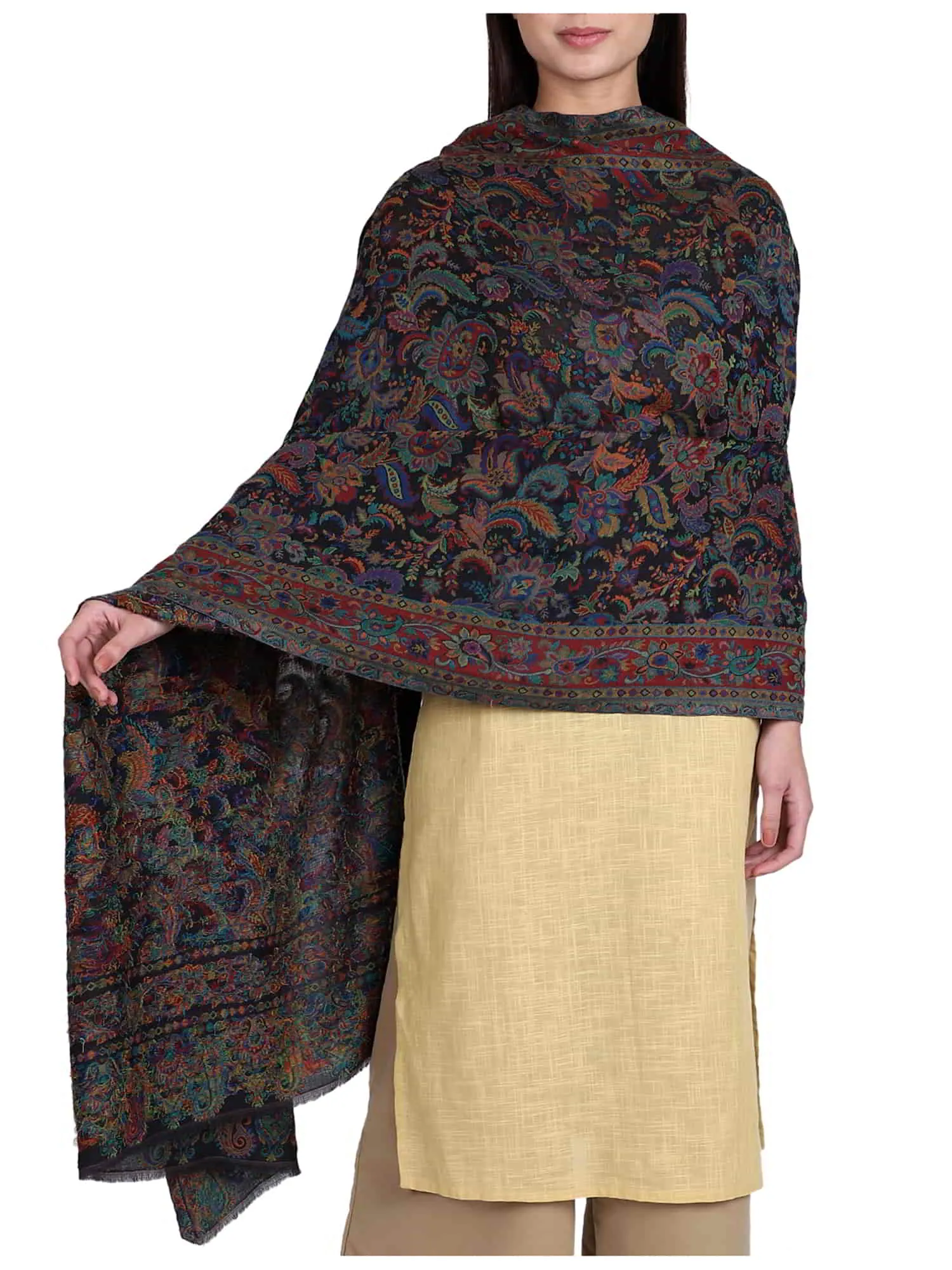 Paisley Wool Shawl