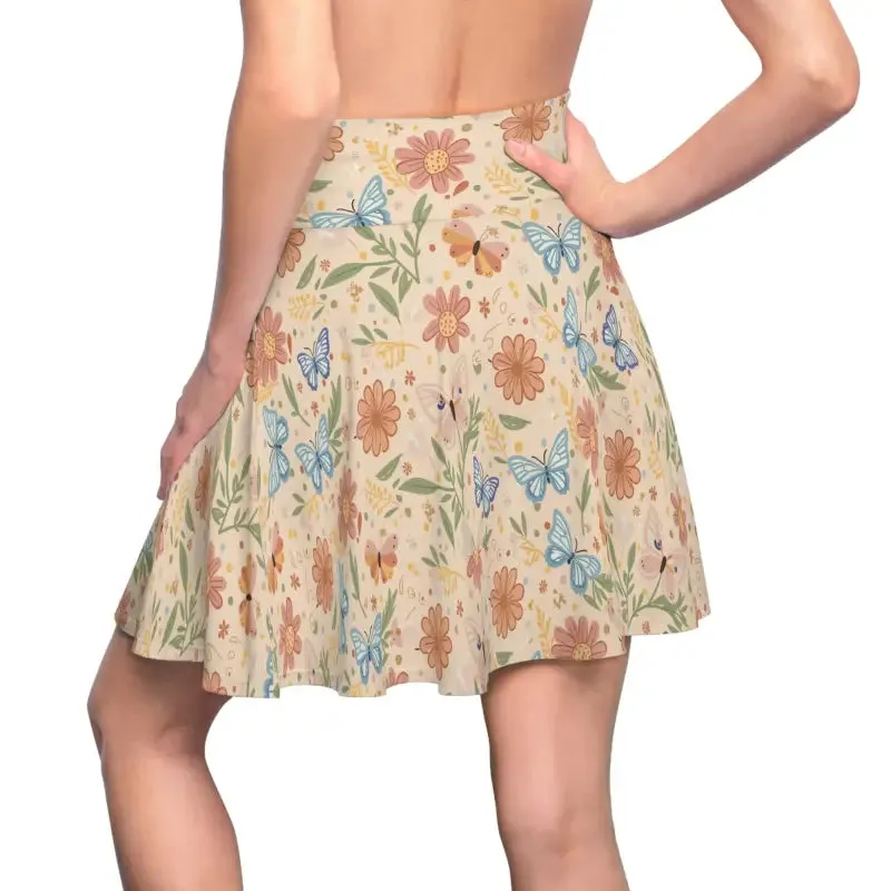Pastel Flowers Skater for Everyday Fun and Vibes