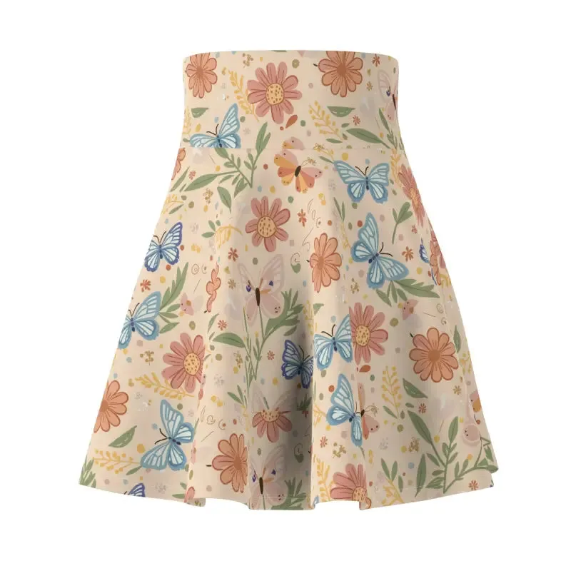 Pastel Flowers Skater for Everyday Fun and Vibes