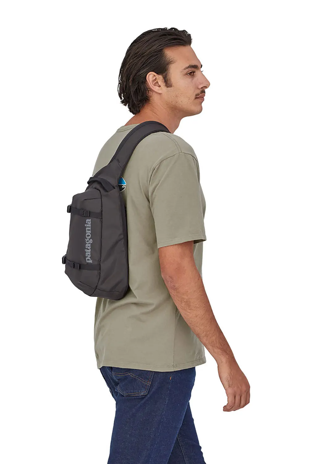 Patagonia Atom Sling Bag in Black | 48262-BLK