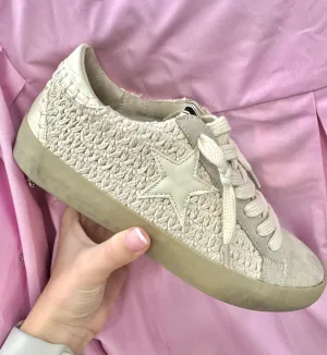 Paula Bone Woven Sneaker