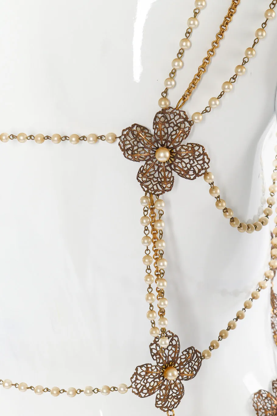 Pearl Drape Fringe Harness