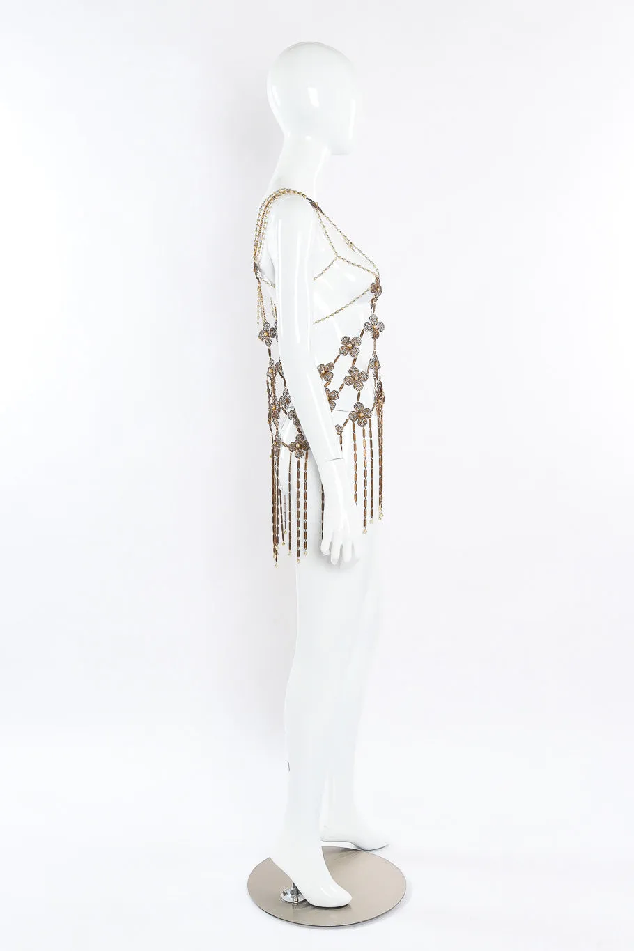 Pearl Drape Fringe Harness