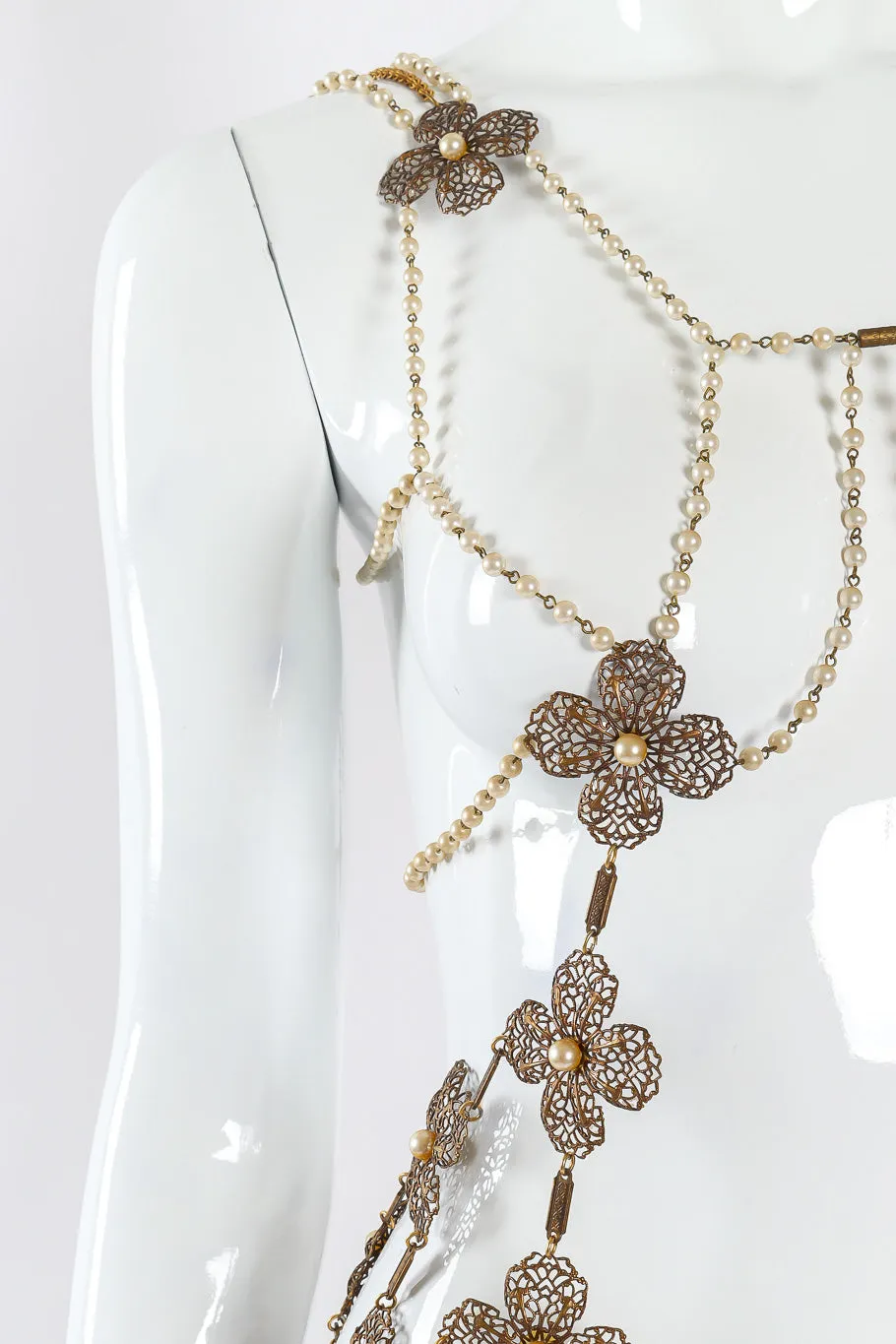 Pearl Drape Fringe Harness