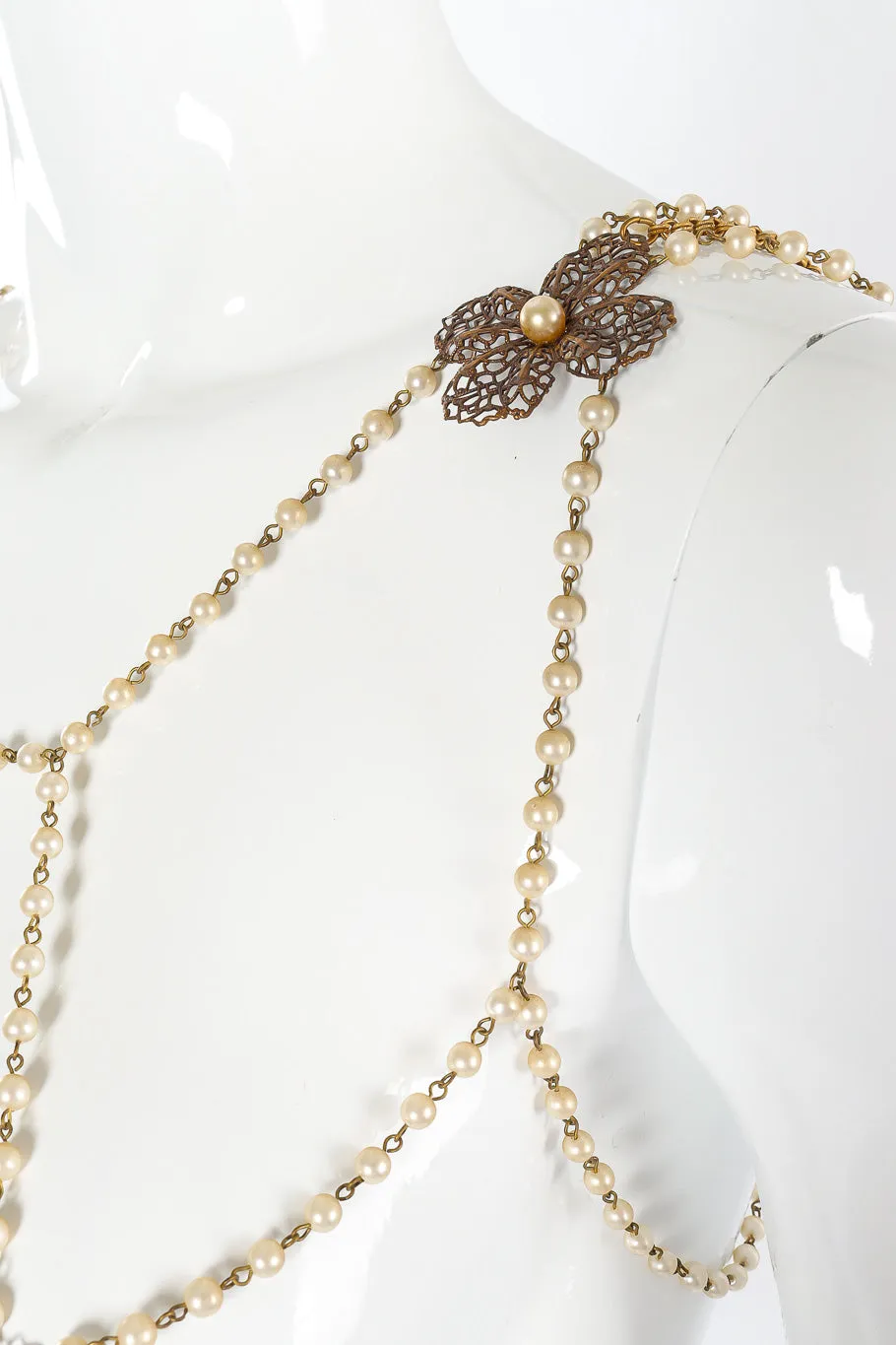 Pearl Drape Fringe Harness