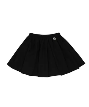 PIV'VEE Volume Pleated Mini Skirt - Ebony Black
