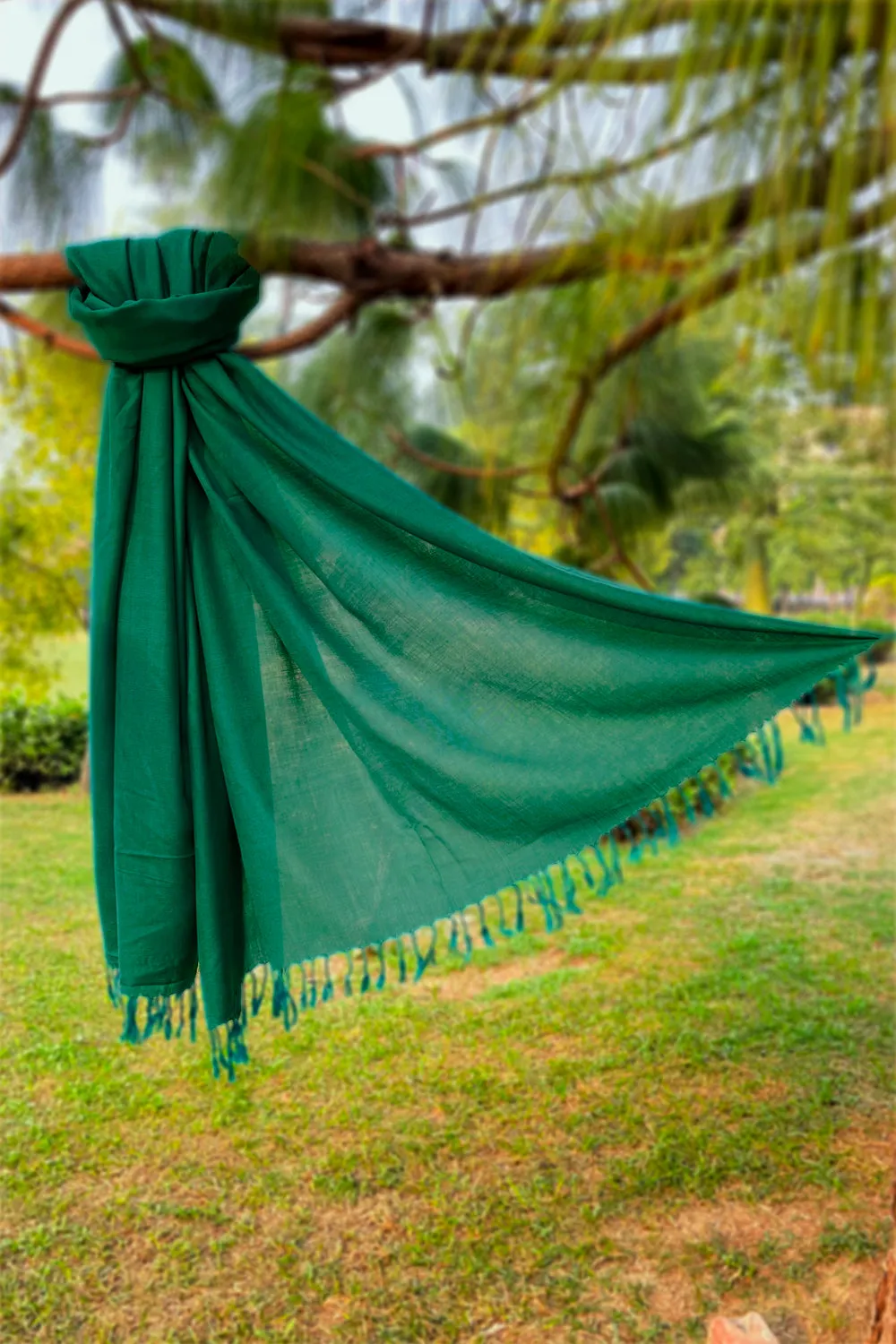 Plain Wool Shawl - Zink