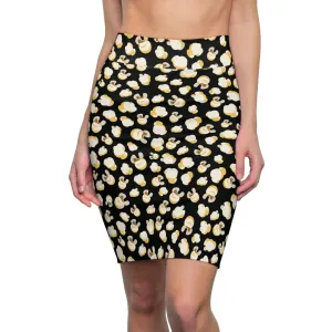 Popcorn Womens Tight Short Pencil Skirt Halloween Costume - Saiko Studio