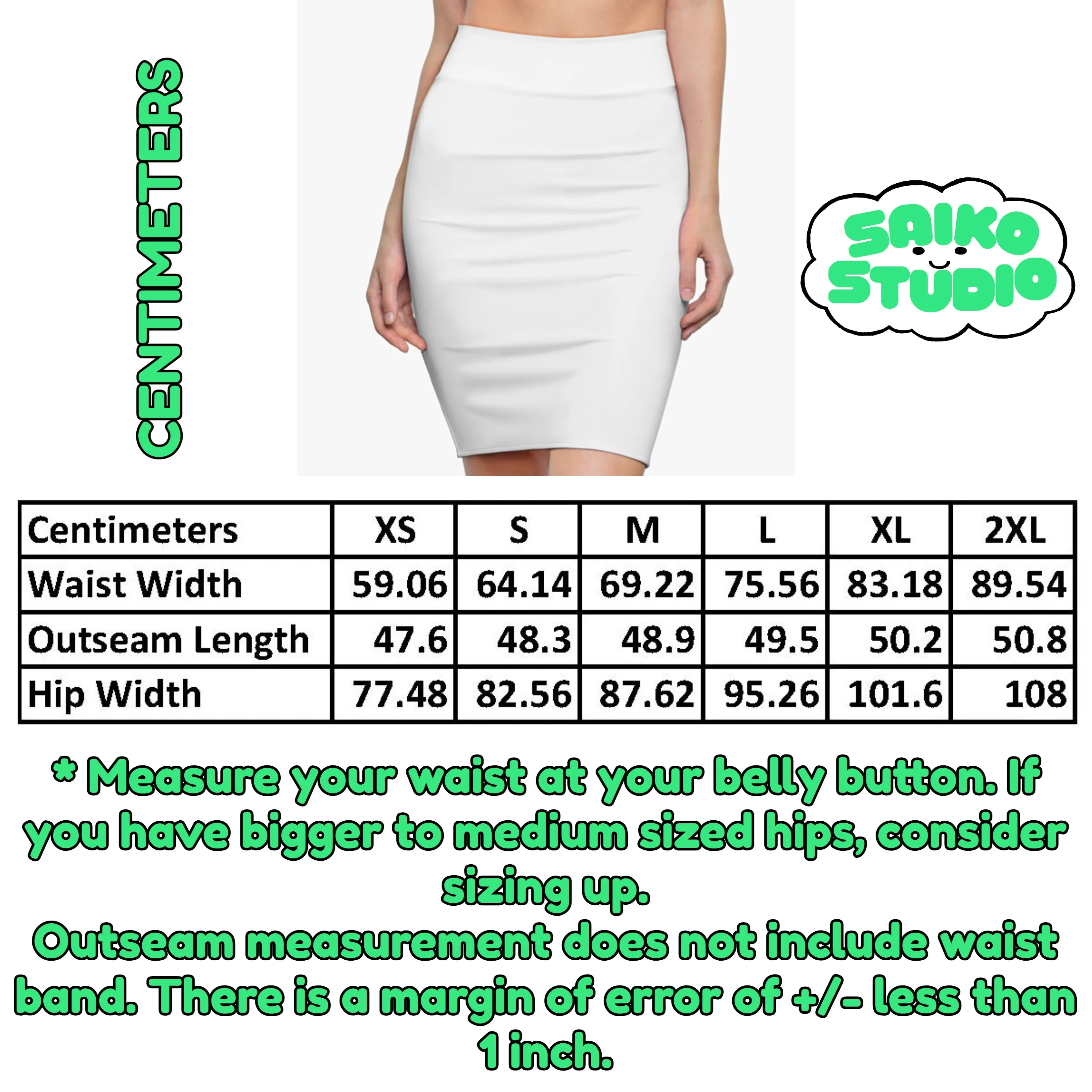 Popcorn Womens Tight Short Pencil Skirt Halloween Costume - Saiko Studio