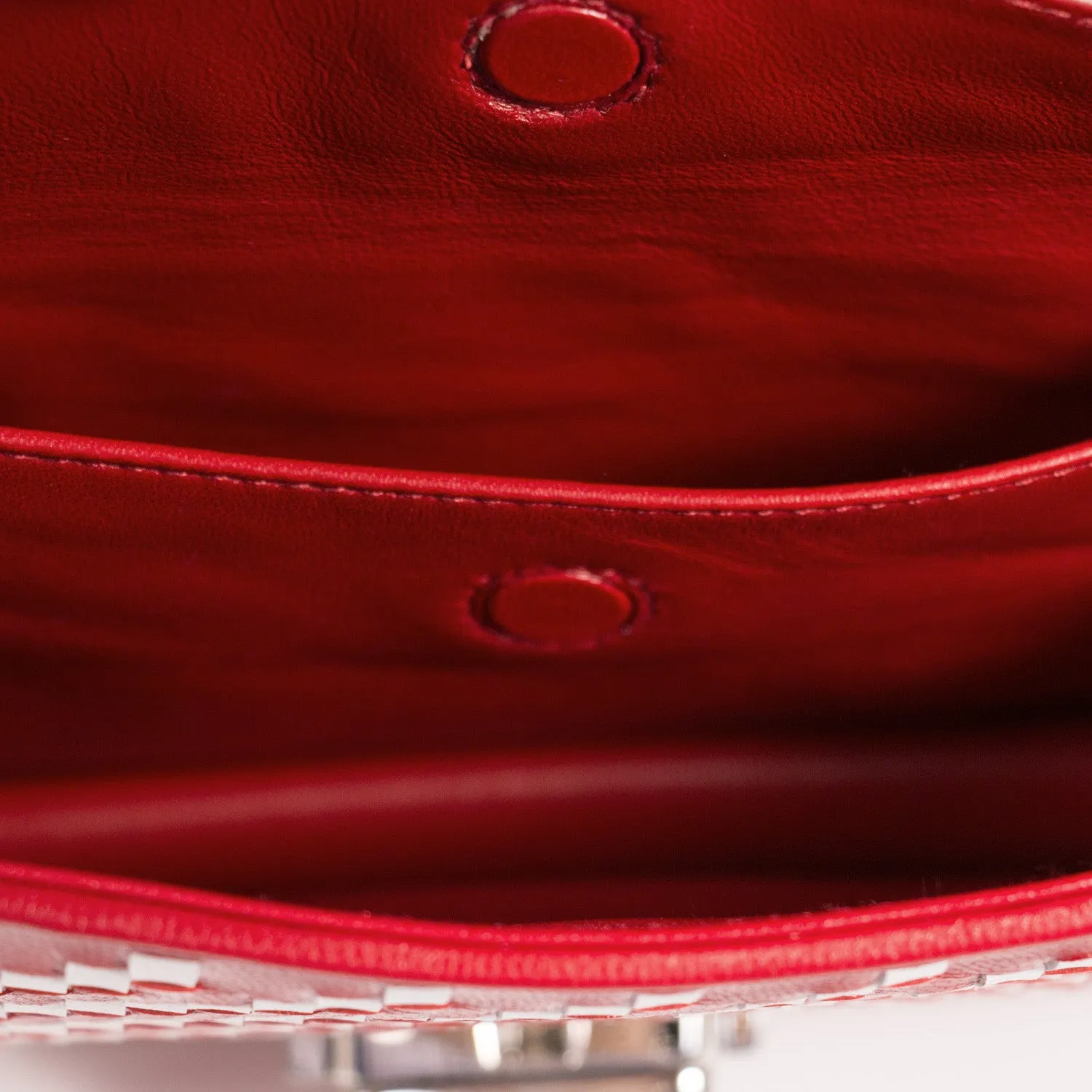 Prada Woven Madras Pattern Shoulder Bag