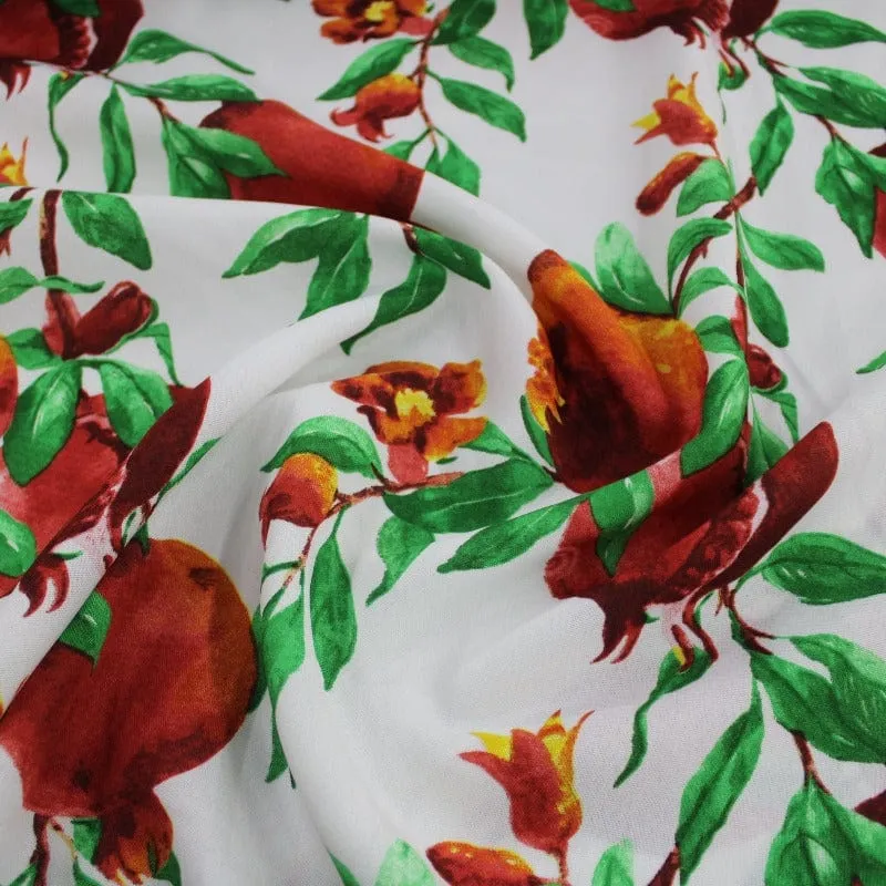 Printed Mini Matt White Pomegranate DSN3 COL.3
