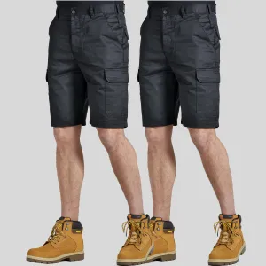 Proluxe Twin pack - Endurance Mens Cargo Combat Work Shorts