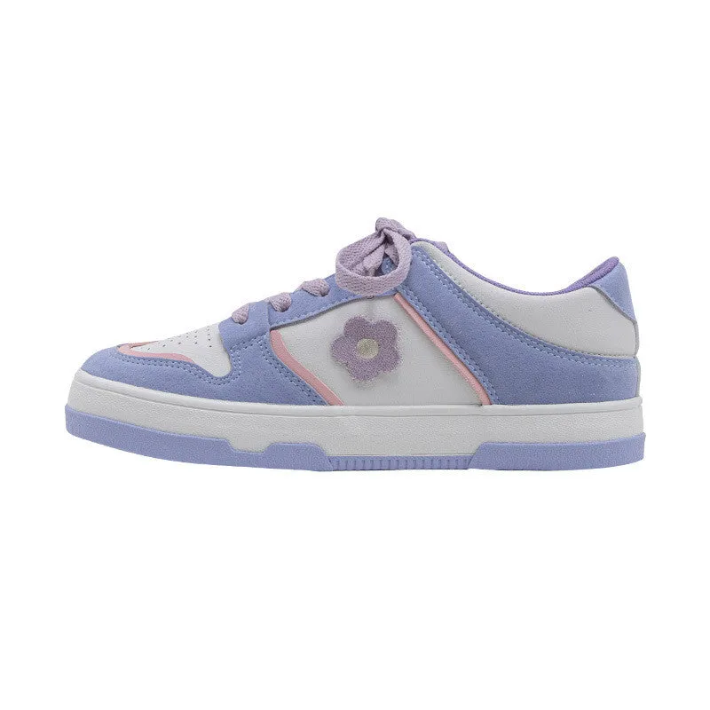 PURPLE FLOWER SPORTS SNEAKERS UB3388