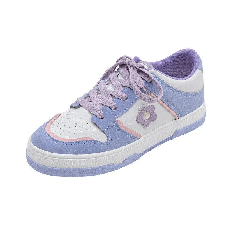 PURPLE FLOWER SPORTS SNEAKERS UB3388